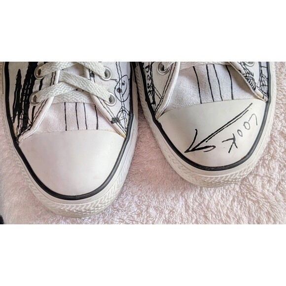 Converse Kurt Cobain All Star Low 2008 Sketch Print Shoes Mens 10 w/ Box - Picture 6 of 14